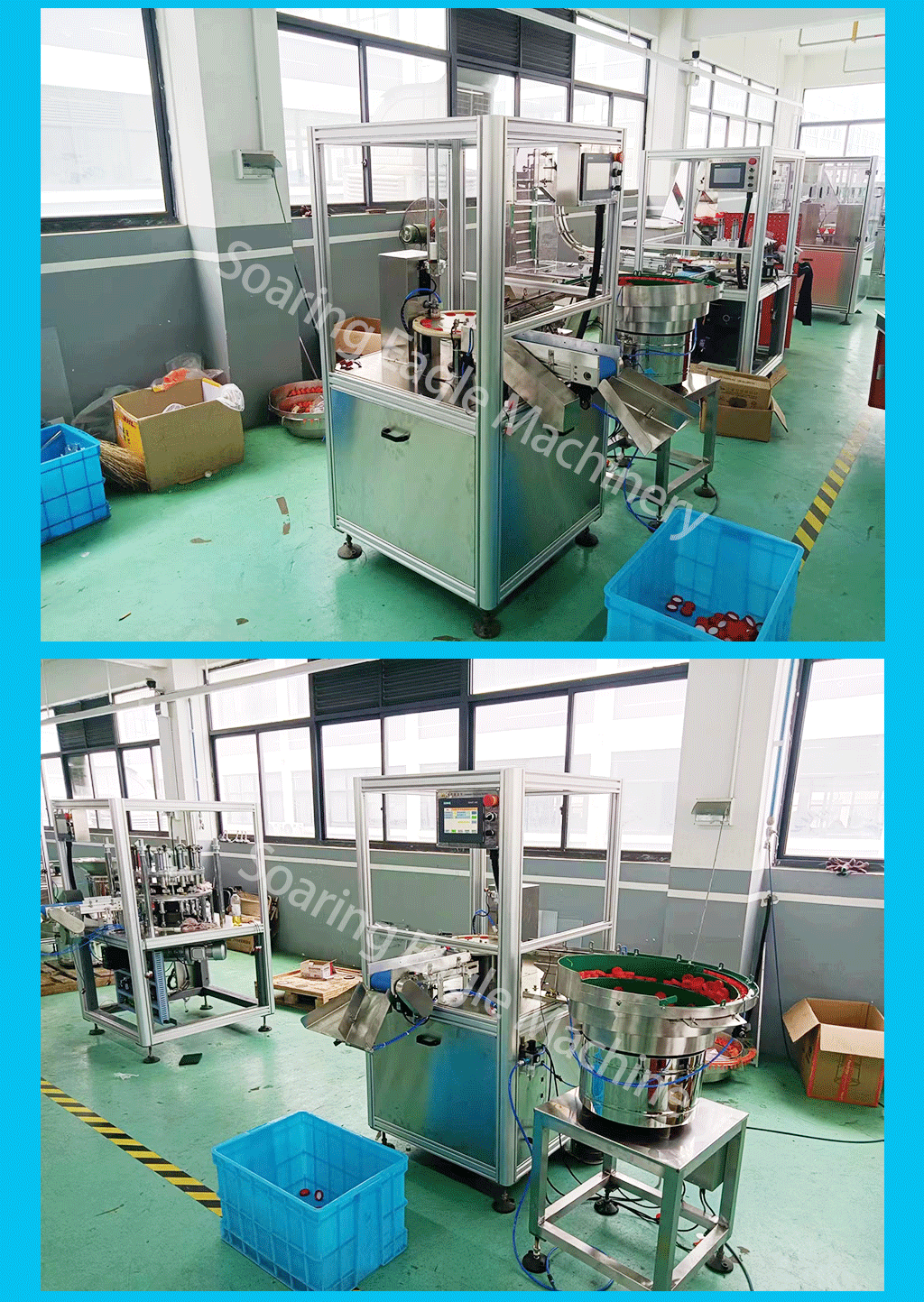 High speed automatic cap lining machine foil inserting wadding equipment flip cap liner machinery