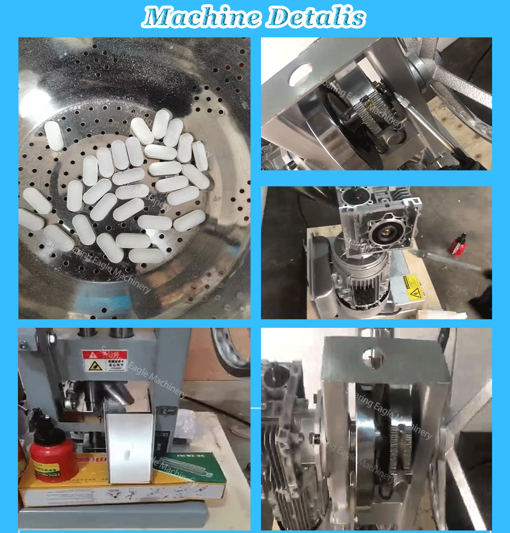 Easy To Operate Pharmaceutical Machinery Single Punch Tablet Press Machine