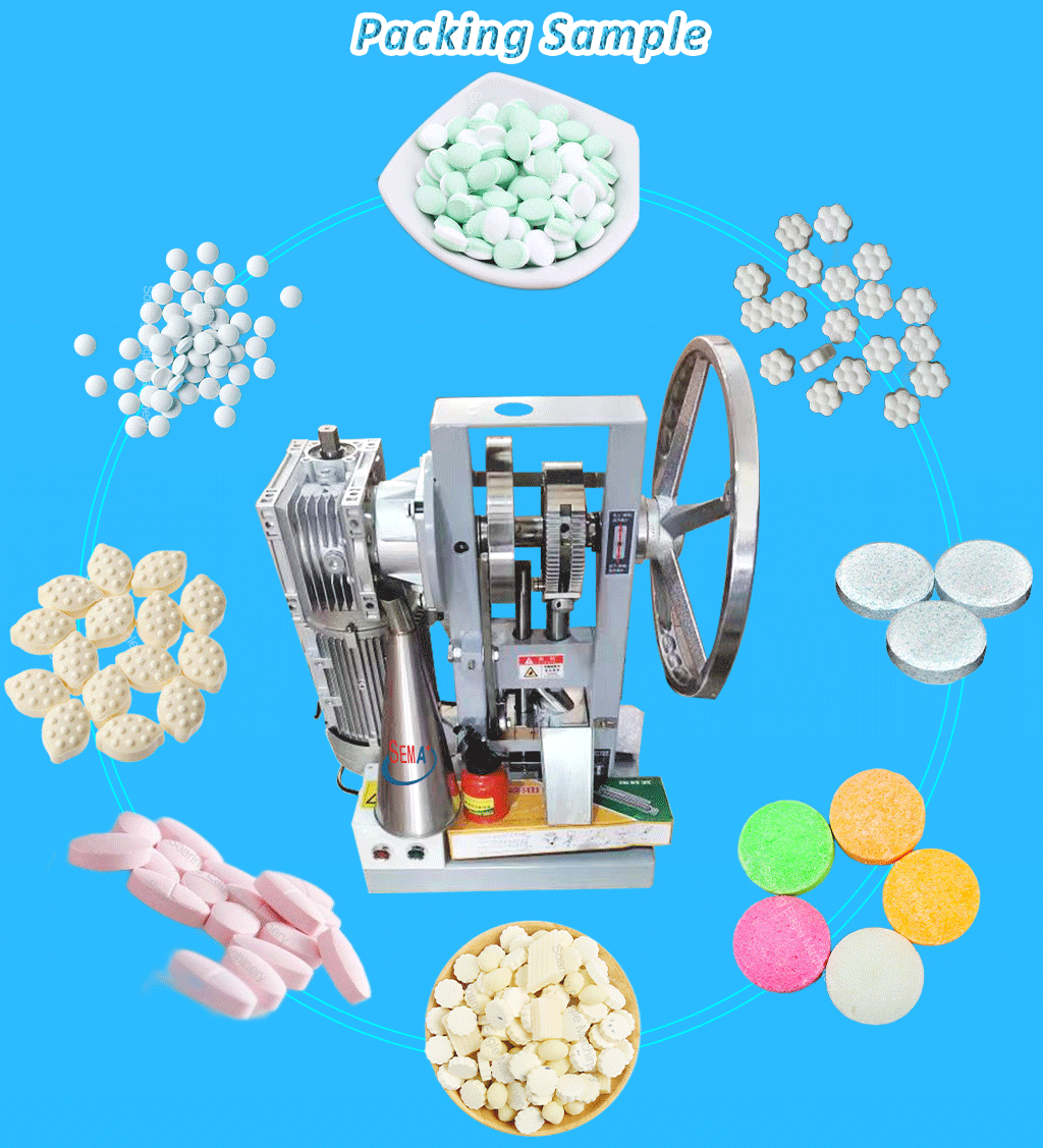 Easy To Operate Pharmaceutical Machinery Single Punch Tablet Press Machine