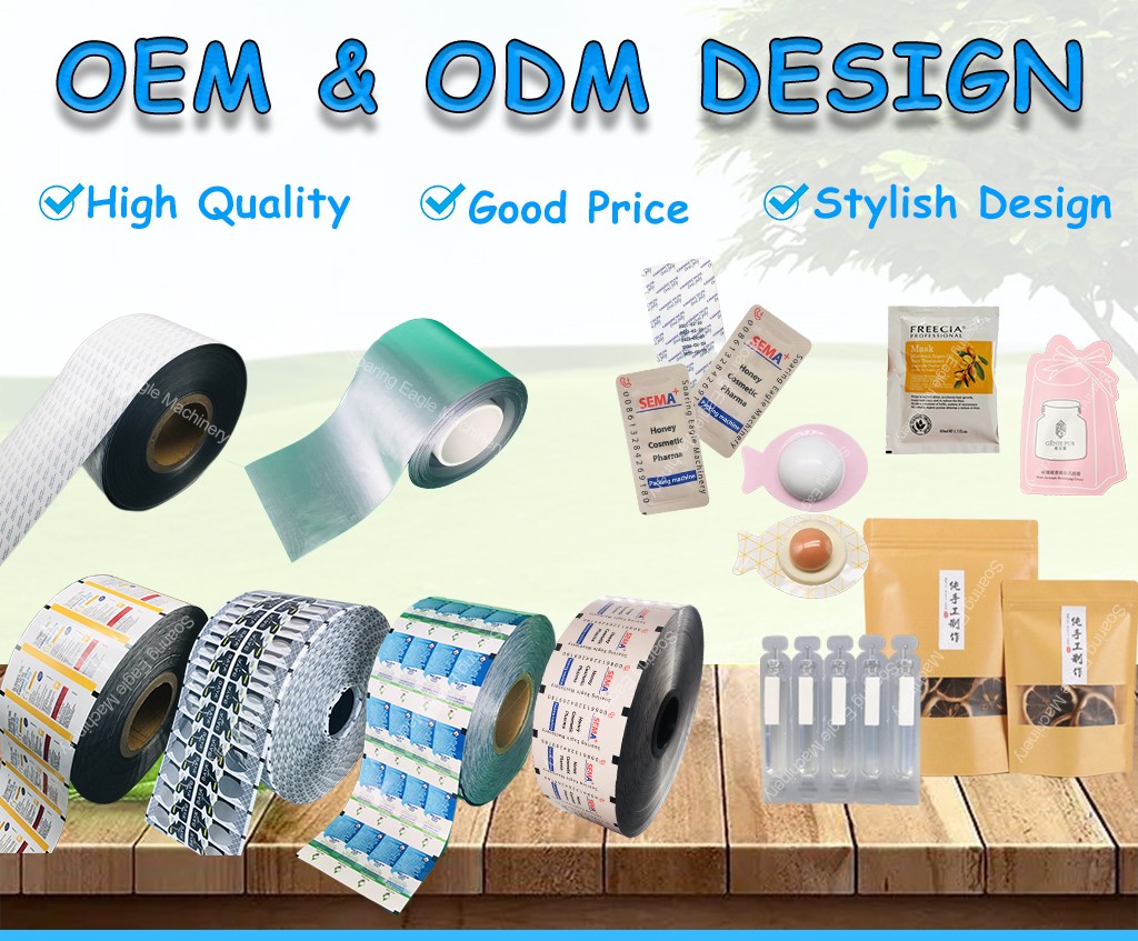 OEM/ODM Flexible Waterproof Plastic Film PET/PP/PE Bubble Tea Cup Sealing Roll Film For paper plastic cup