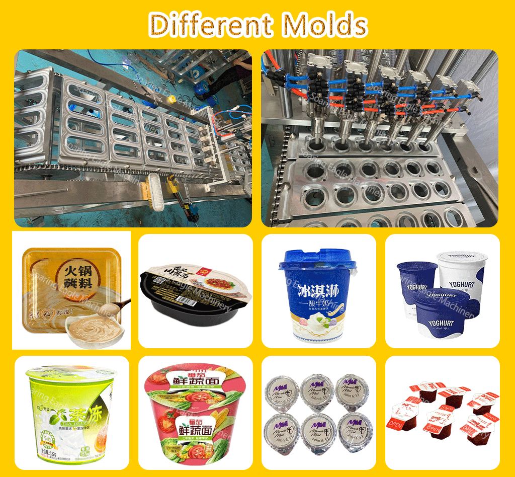 Automatic Cup Filling And Sealing Machine Honey Plastic Spoon Packing Making Machine Spoon