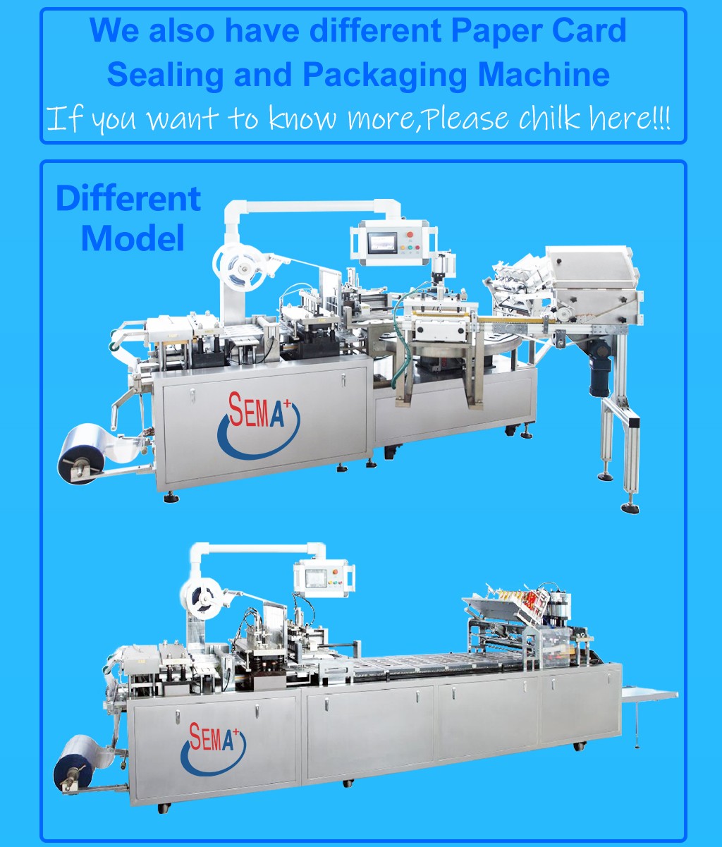 Pneumatic Blister Packaging Machines rotary automatic Plastic Blister Card sealing Machine