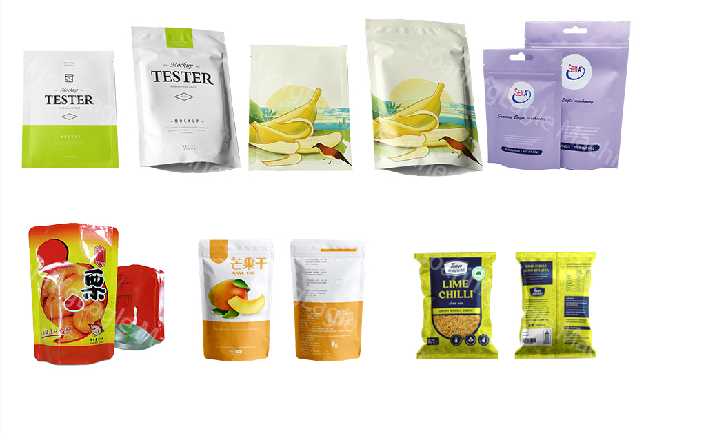 Multifunction Rotary premade Pouch Sachet Vacuum Coffee Brick Bag Protein Powder Packaging Doypack Packing Machine