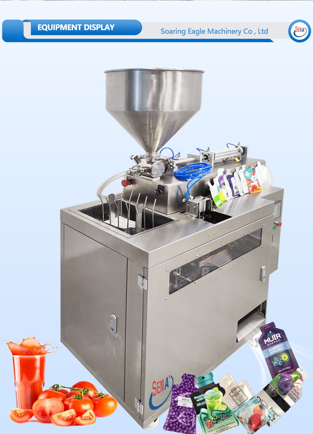 Paste jam filling machine viscous liquid paste automatic packaging machine