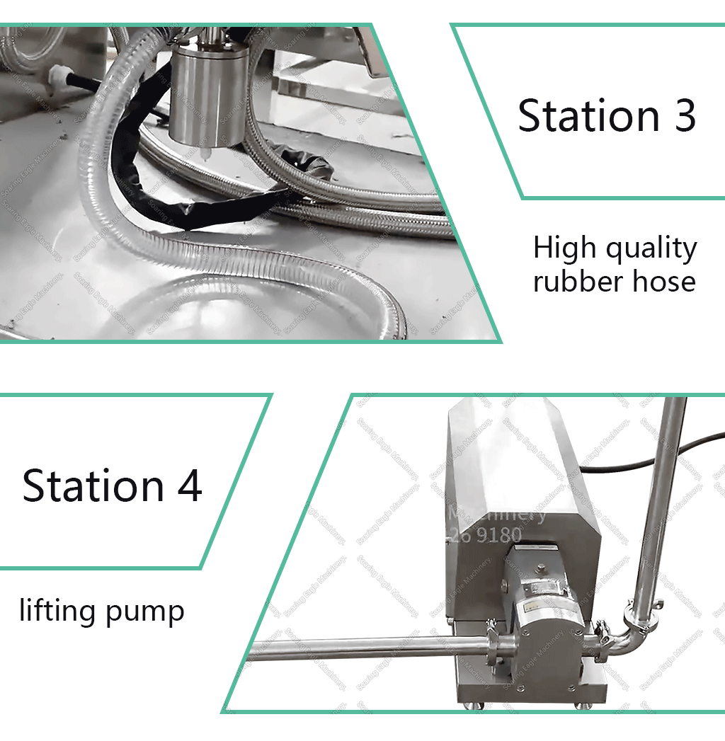 Emulsification High Shear Emulsification Tank Vacuum Emulsifying Heating Mixing Buffer Water Tank Liquid Mixing Machine