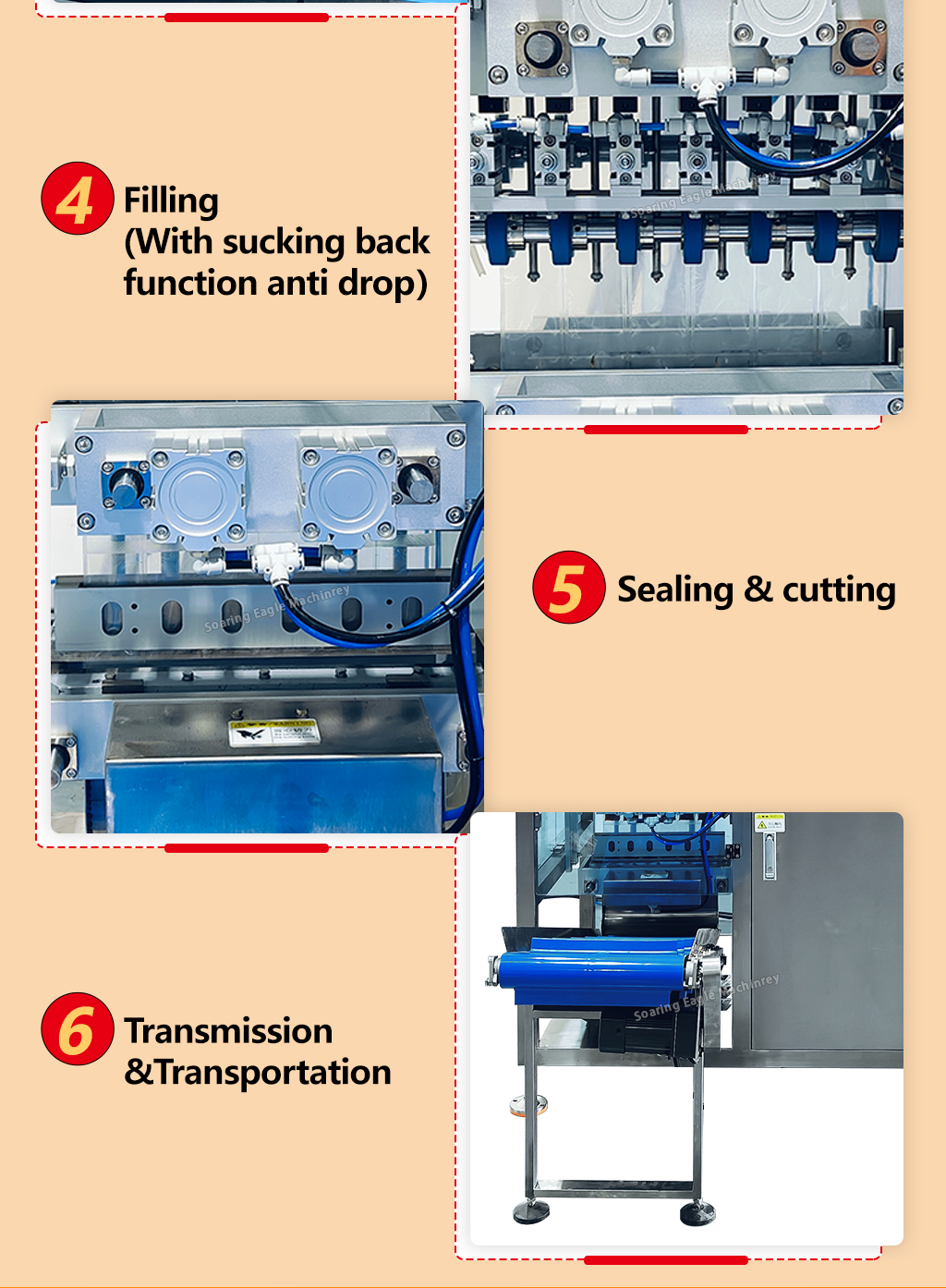 Fully Automatic Multi-channel Small Bag Honey Packaging Machine, Integrated Molding and Filling Machine