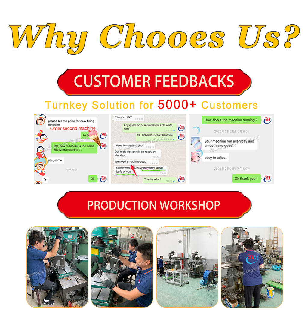 Powder and Paste Duble Pump Packaging Machine Forming Filling and Sealing Sachet P Machine