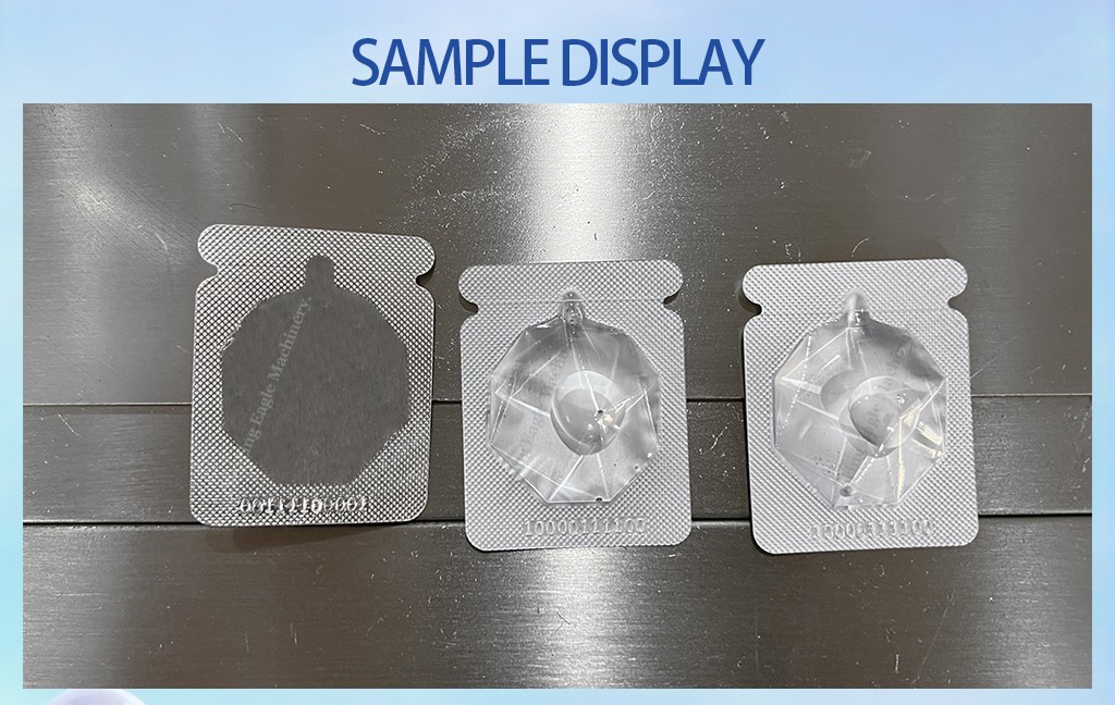 High quality aluminum plastic blister packaging machine Liquid emulsion moisturizing lotion blister packaging machine
