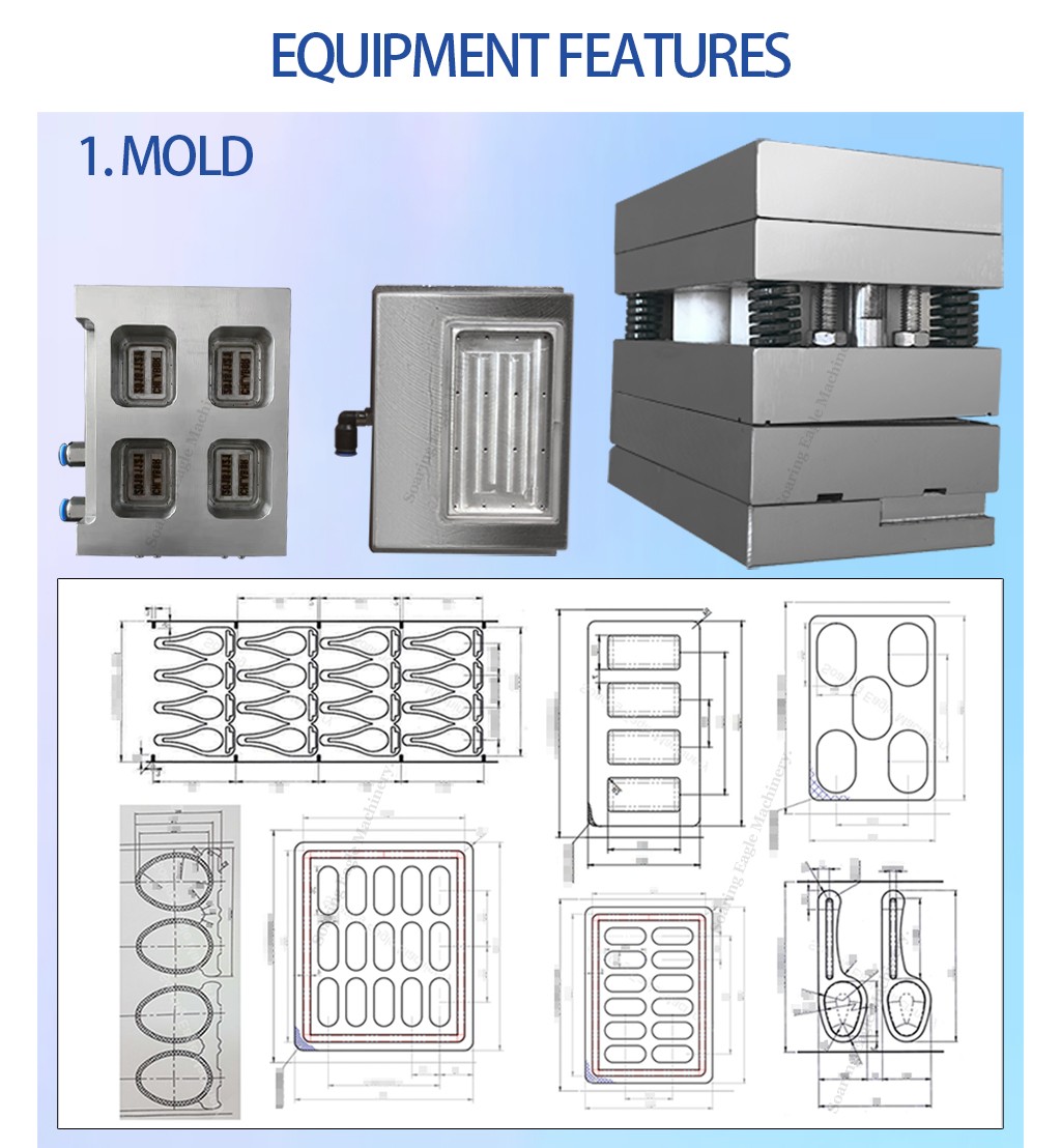 High quality aluminum plastic blister packaging machine Liquid emulsion moisturizing lotion blister packaging machine