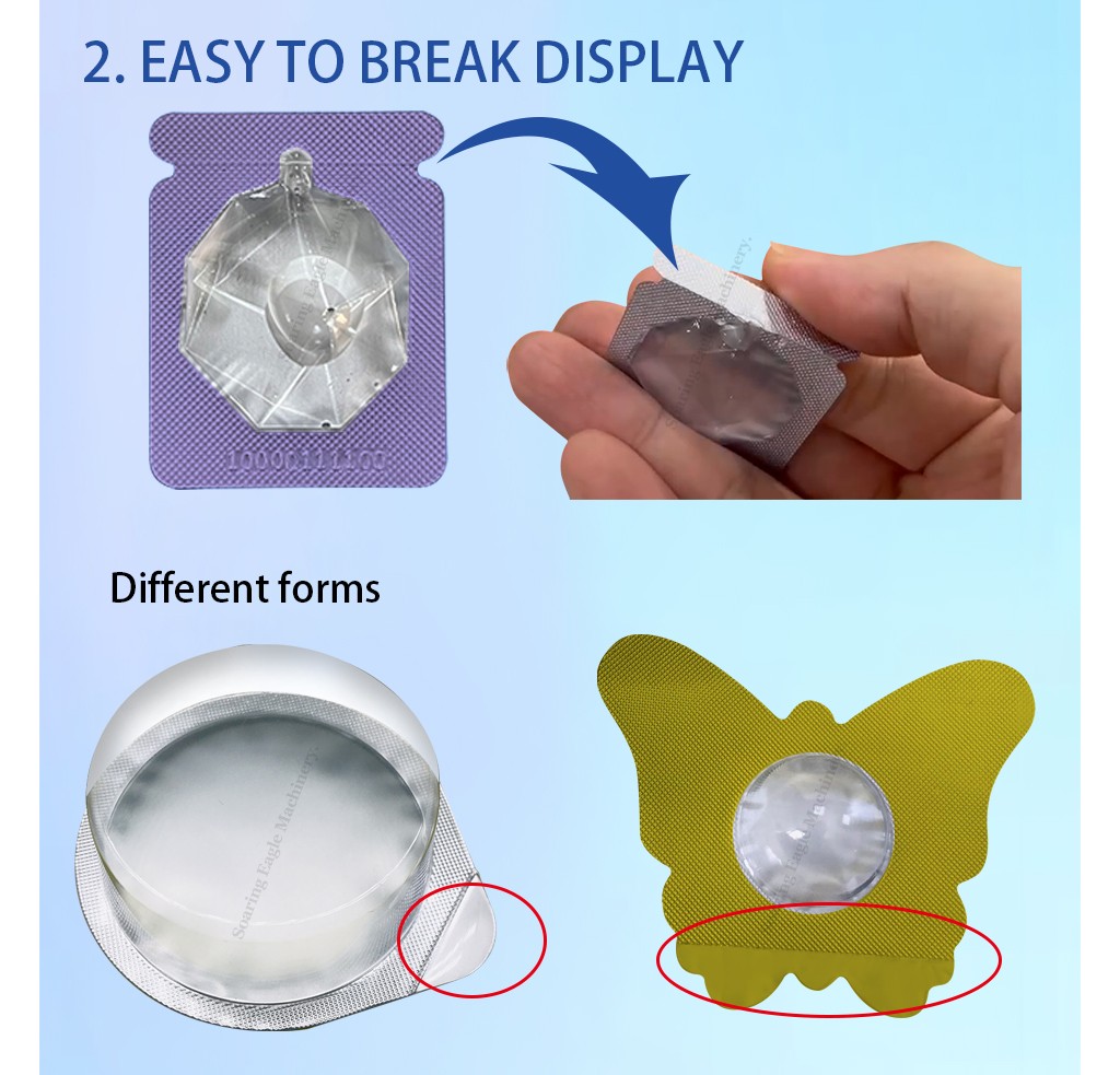 High quality aluminum plastic blister packaging machine Liquid emulsion moisturizing lotion blister packaging machine