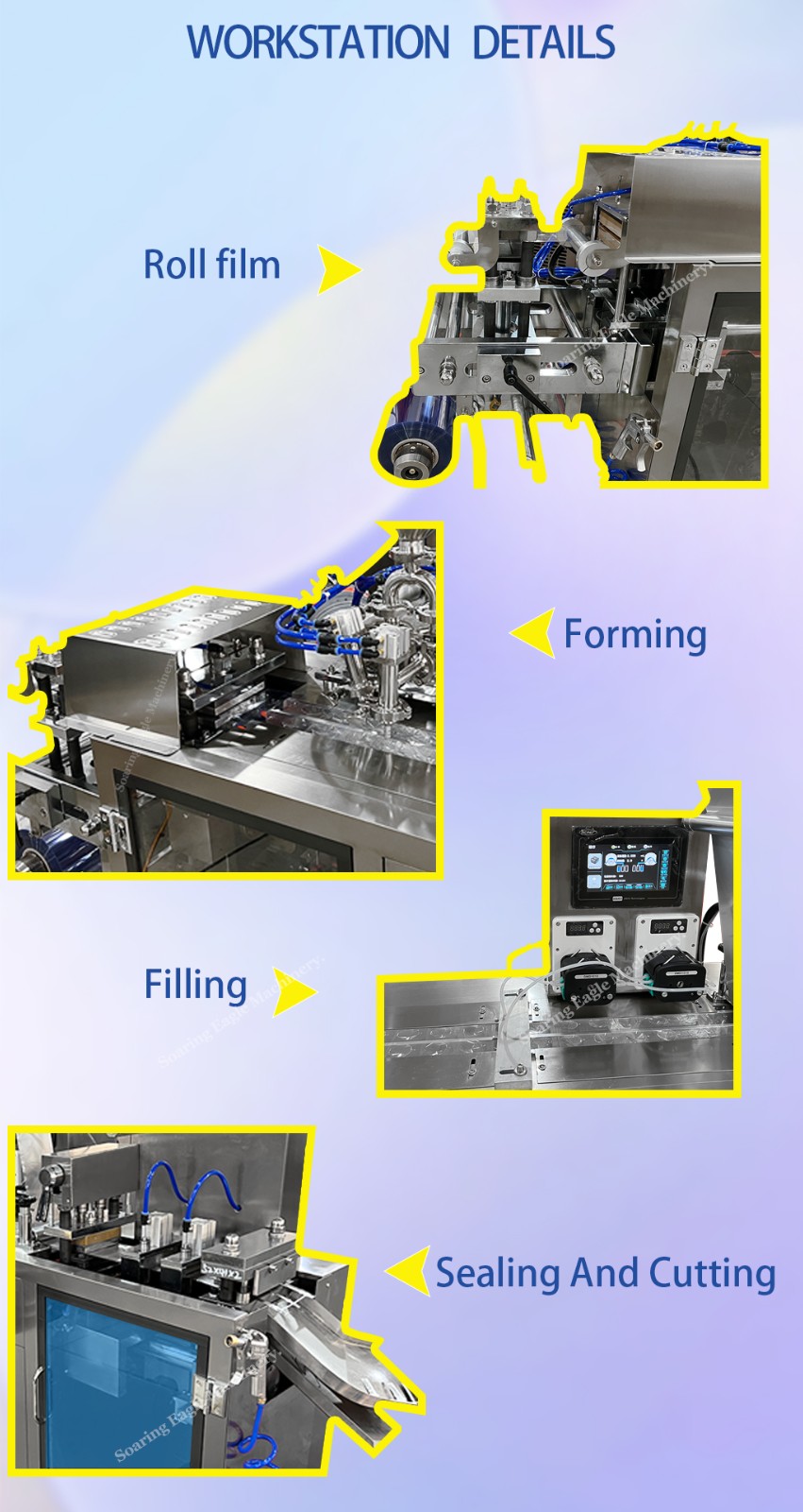 High quality aluminum plastic blister packaging machine Liquid emulsion moisturizing lotion blister packaging machine