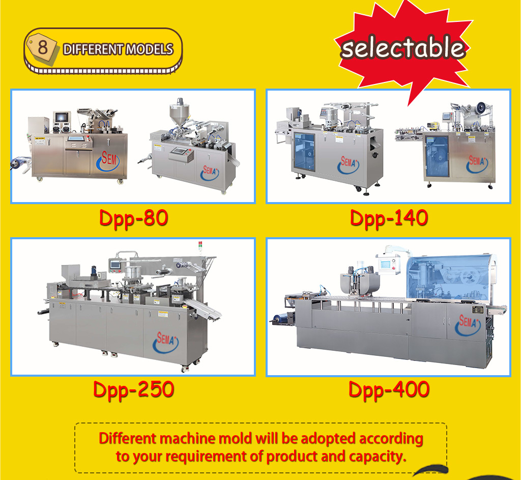 Pharmaceutical tablet pill capsule medical medicine blister packing machine