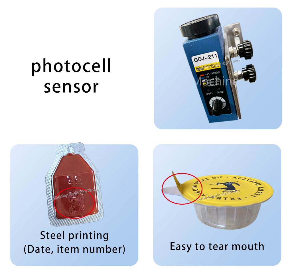 Automatic Cream Paste Tomato Sauce Plastic Filling Sealing Blister Packing Machine