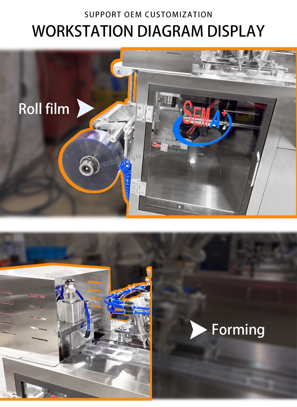 Automatic Cream Paste Tomato Sauce Plastic Filling Sealing Blister Packing Machine