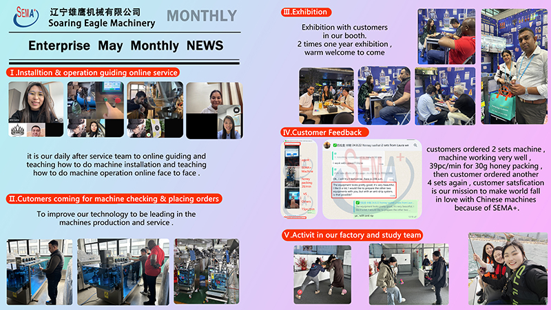 Soaring Eagle Machiery Enterprise May Monthly NEWS