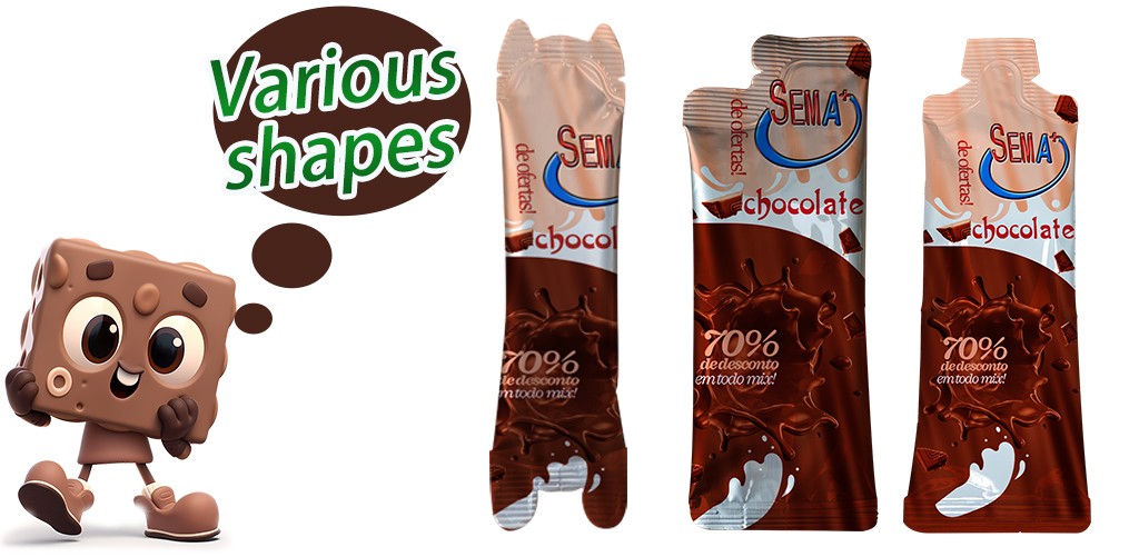 Liquid Pouch Filling Powder Honey Olive Oil Food Shampoo Spice Cooking Oil Irregular Sachet Packing Machine