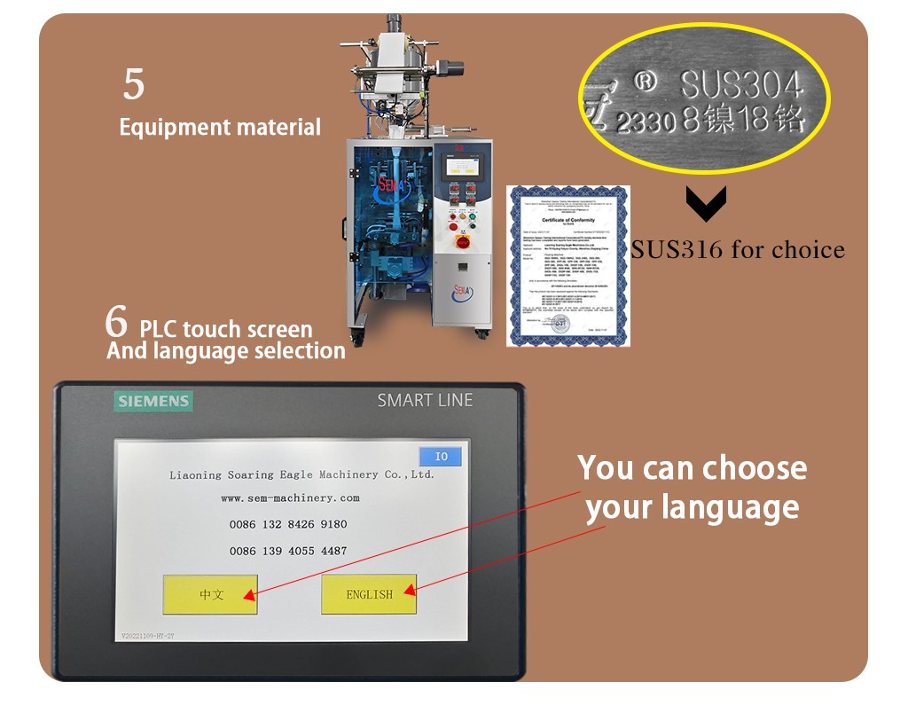 Liquid Pouch Filling Powder Honey Olive Oil Food Shampoo Spice Cooking Oil Irregular Sachet Packing Machine