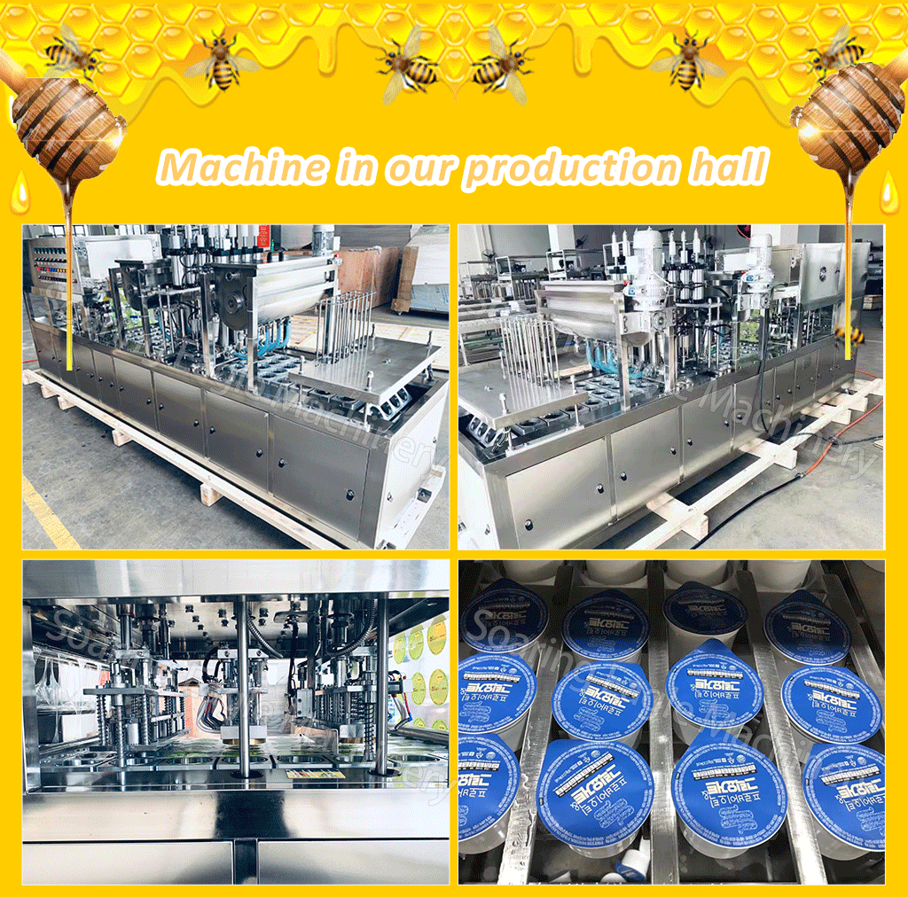 Linear Type Customized Honey Spoon Filling and Sealing Machine Packing Machine