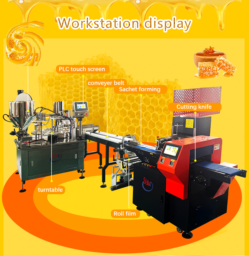 Automatic Rotary Cup Discal Filling Capping Sealing Machine for Yogurt Juice Sugar Honey Ice Cream Jelly Filling Machines