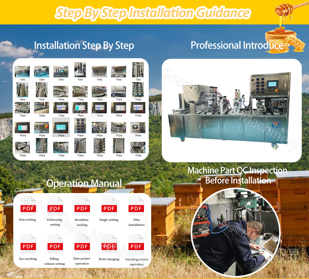 Automatic Rotary Cup Discal Filling Capping Sealing Machine for Yogurt Juice Sugar Honey Ice Cream Jelly Filling Machines