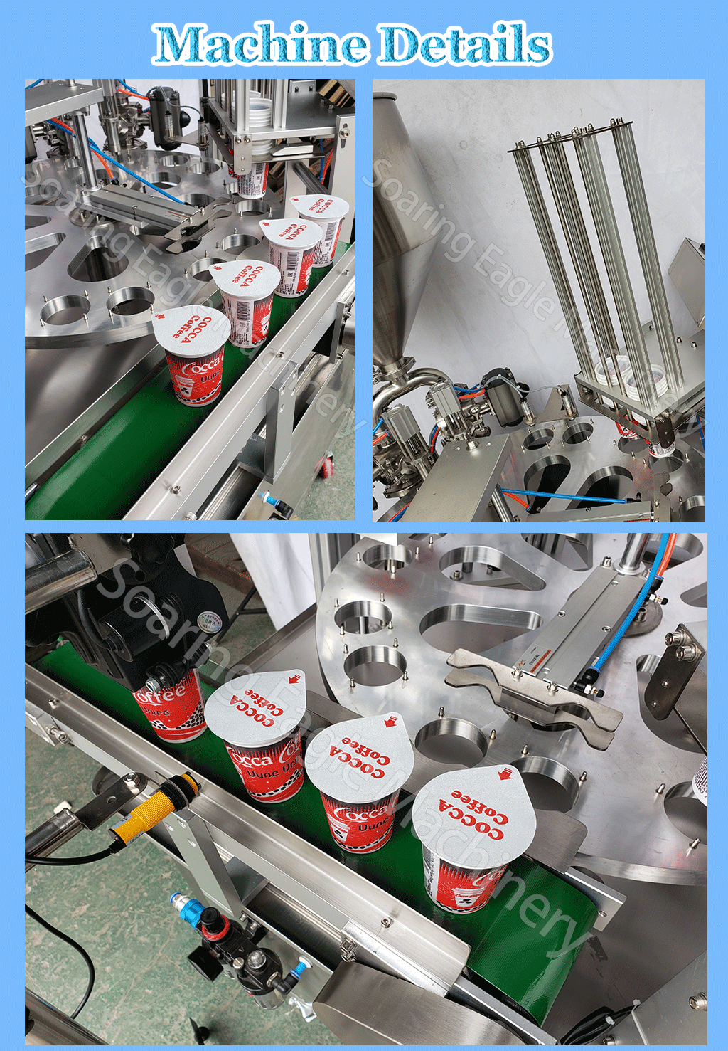 Rotary Automatic Tea Cup Filling and Sealing Machine Plastic Cup Druit Jam Noodles Mayonnaise Ketchup Filling Sealing Machine