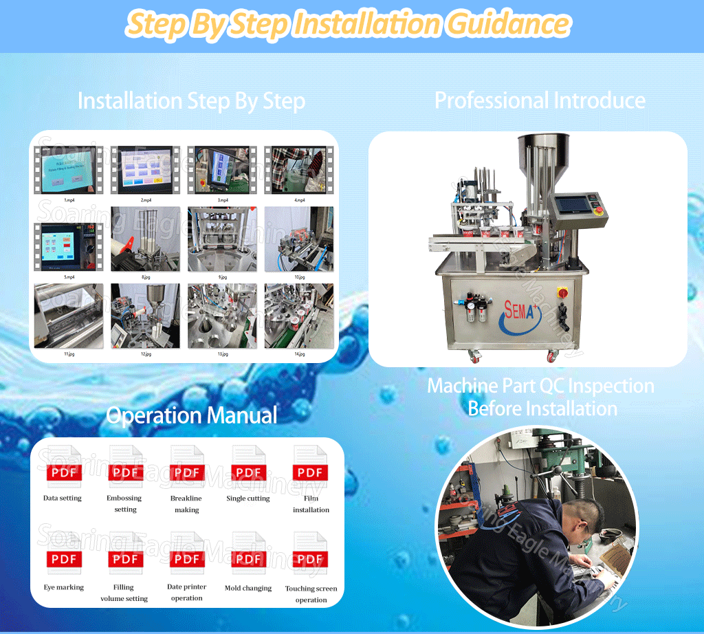 Rotary Automatic Tea Cup Filling and Sealing Machine Plastic Cup Druit Jam Noodles Mayonnaise Ketchup Filling Sealing Machine