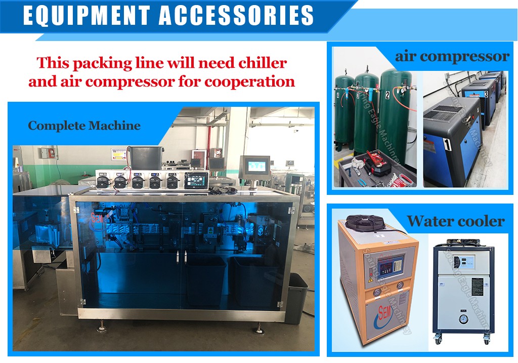 Small Liquid Filling Plastic Ampoule Filling and Sealing Machine