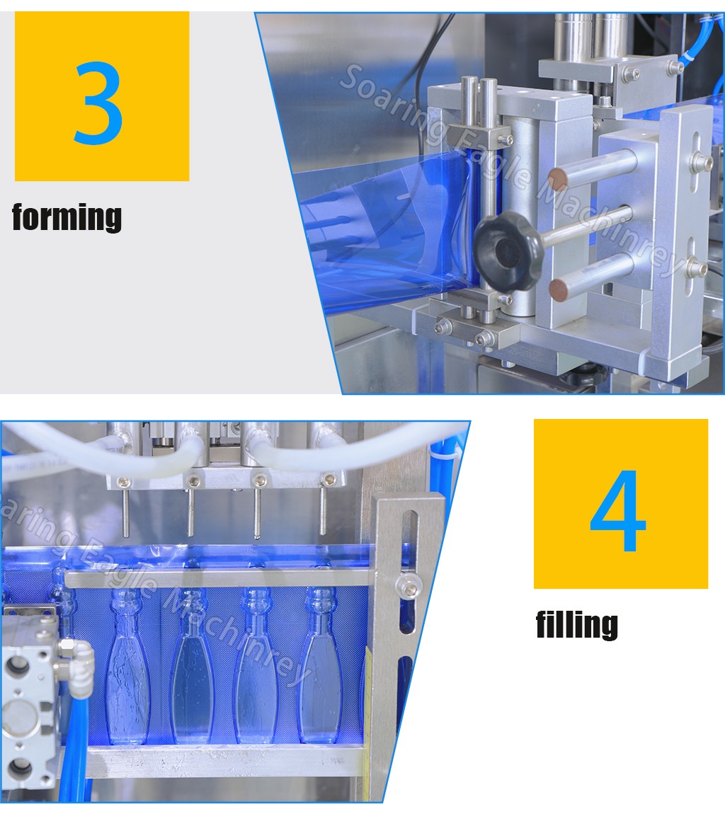High Quality Automatic Thermoforming Plastic Cosmetic Essence Ampoule Oral Liquid Filling Sealing Machine