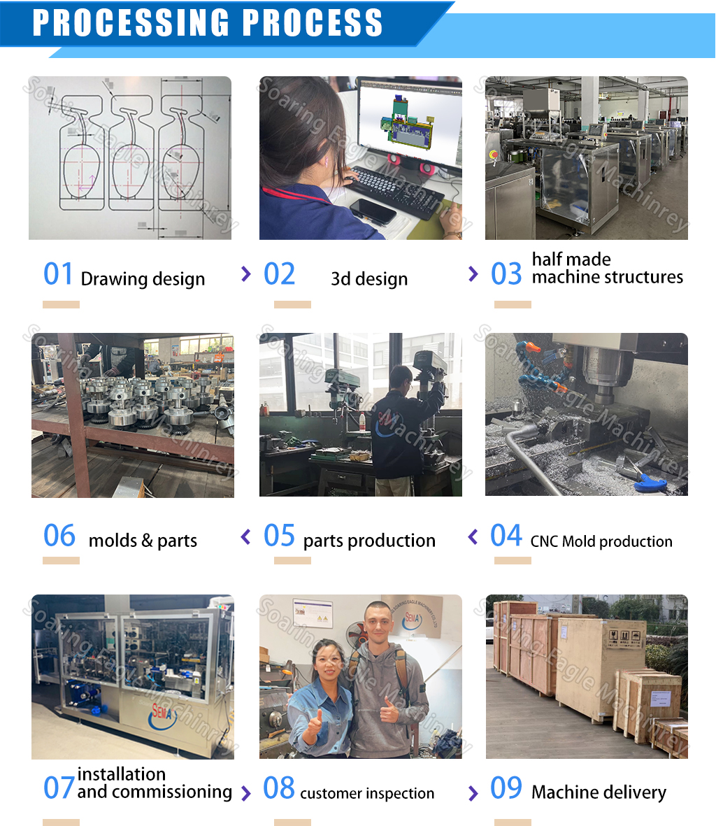 Efficient Liquid Ampoule Filling and Sealing Machine for Filling Oral Liquid with Olive Oil