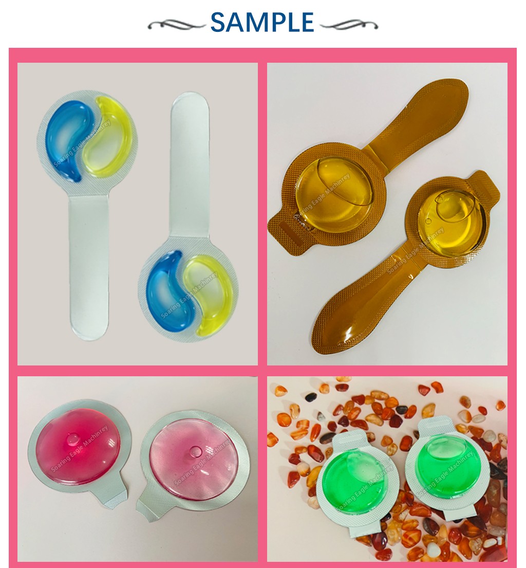 Food Supplement Honey Vitamin Oral Liquid Vial Tube Filler Small Plastic Ampoule Form Fill Seal Machine