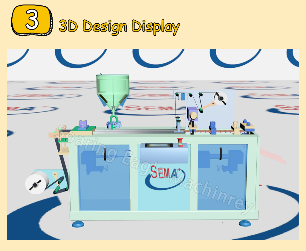 Full Automatic Chocol Jam Butter Mayonnaise with Seeds Blister Form Fill Seal Packaging Blister Pack Machine for Honey