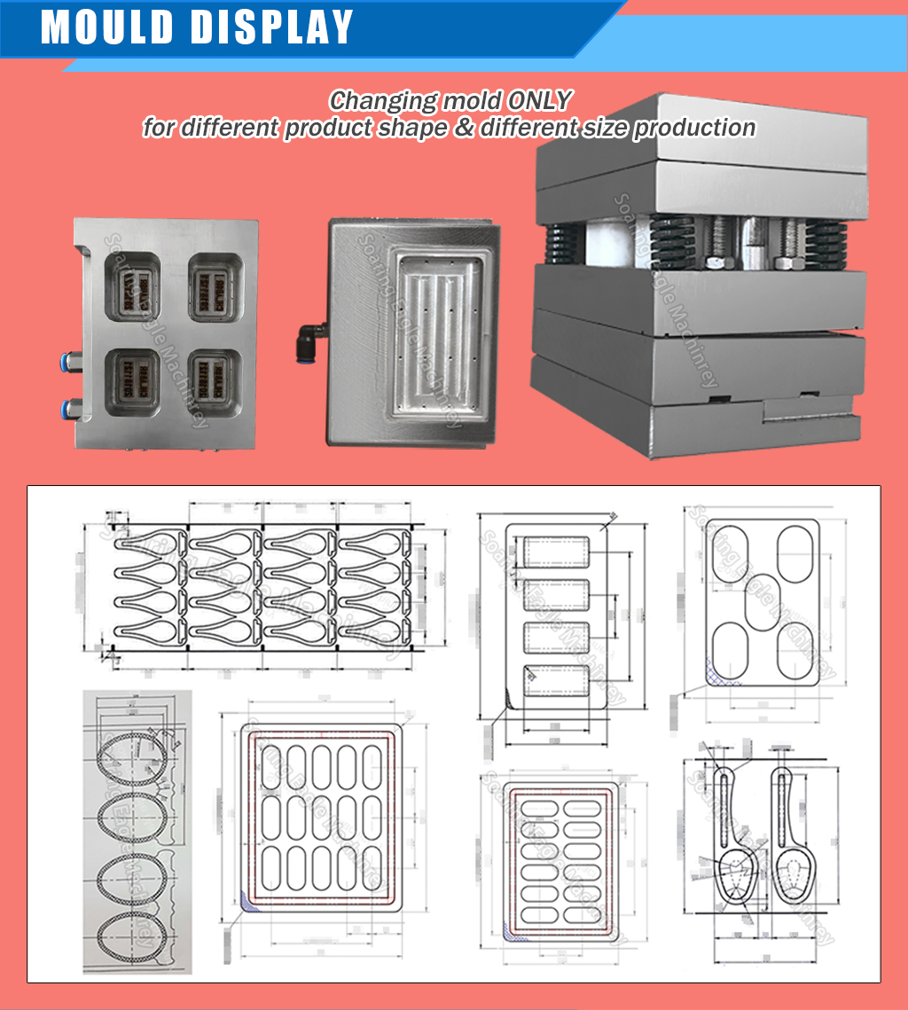 DPP-80 Fully Automatic Honey Packaging Mayonnaise with Seeds Small Blister Packing Machine