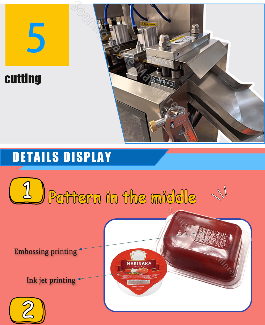 DPP-80 Fully Automatic Honey Packaging Mayonnaise with Seeds Small Blister Packing Machine