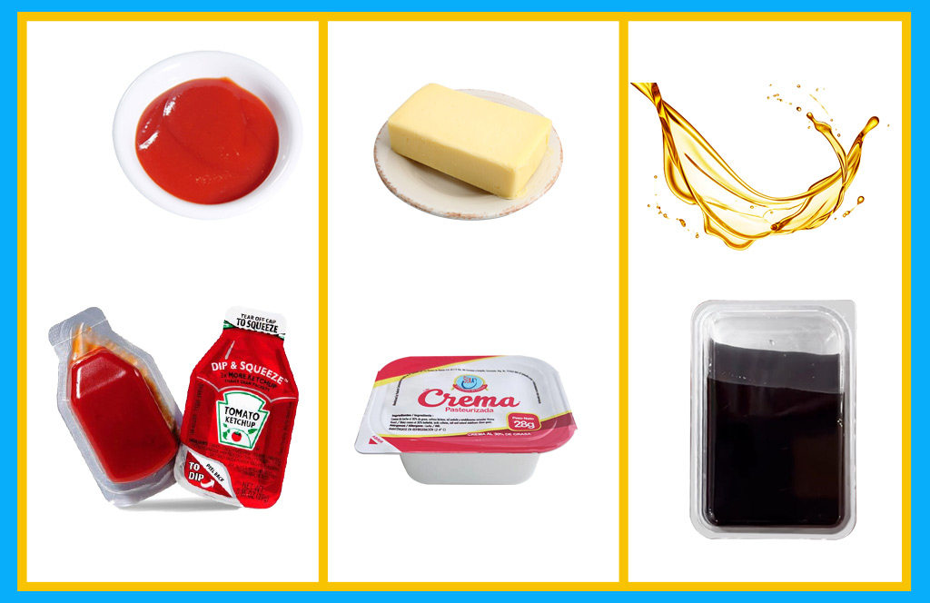Automatic Small Vanilla Sauce BBQ Mayonnaise Sauce Blister Packing Machine