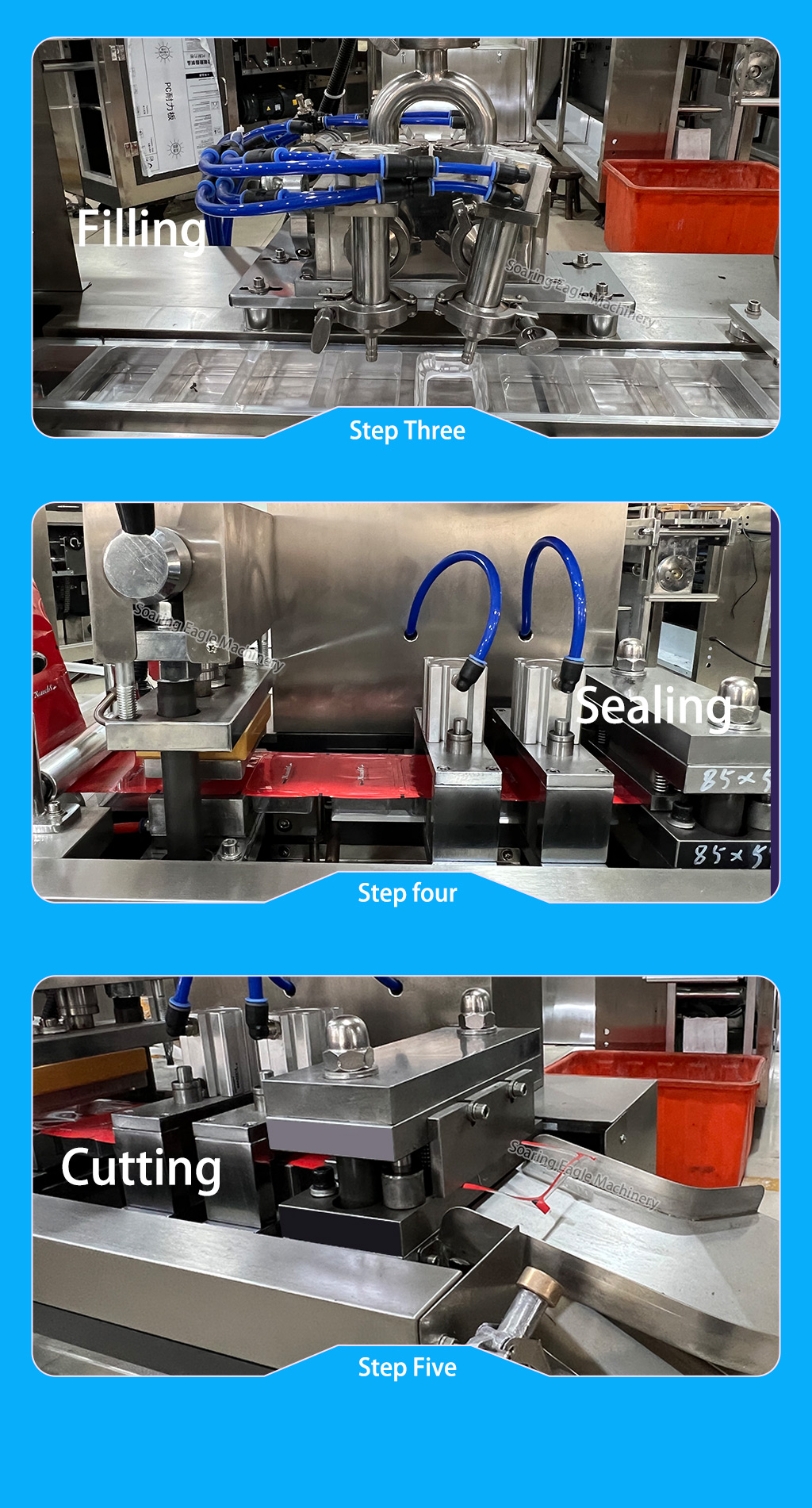 Automatic Small Vanilla Sauce BBQ Mayonnaise Sauce Blister Packing Machine
