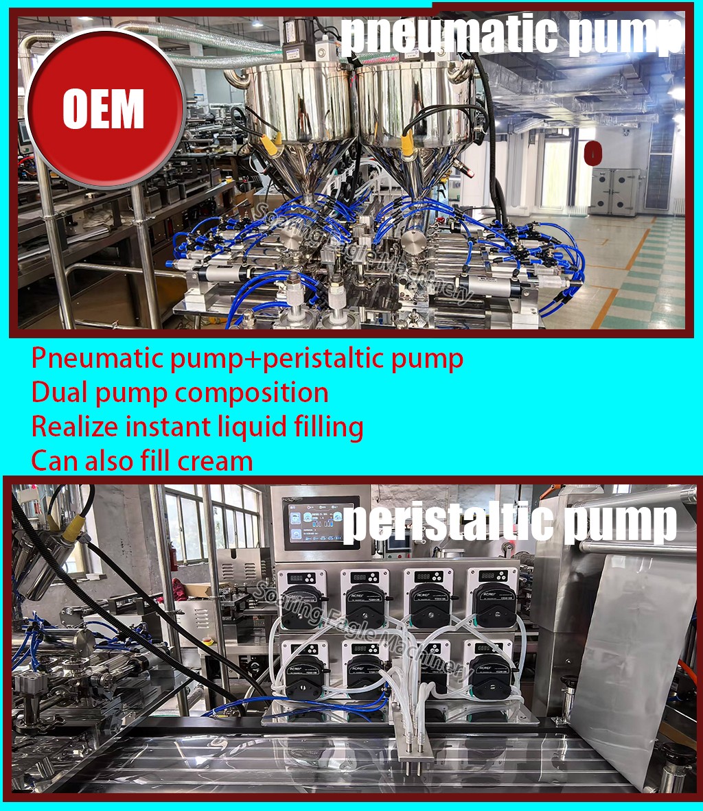 Automatic Blister Food BBQ Sauce Heart-shaped Honey Cream Chocolate Liquid Blister Filling Sealing Blister Packaging Machine