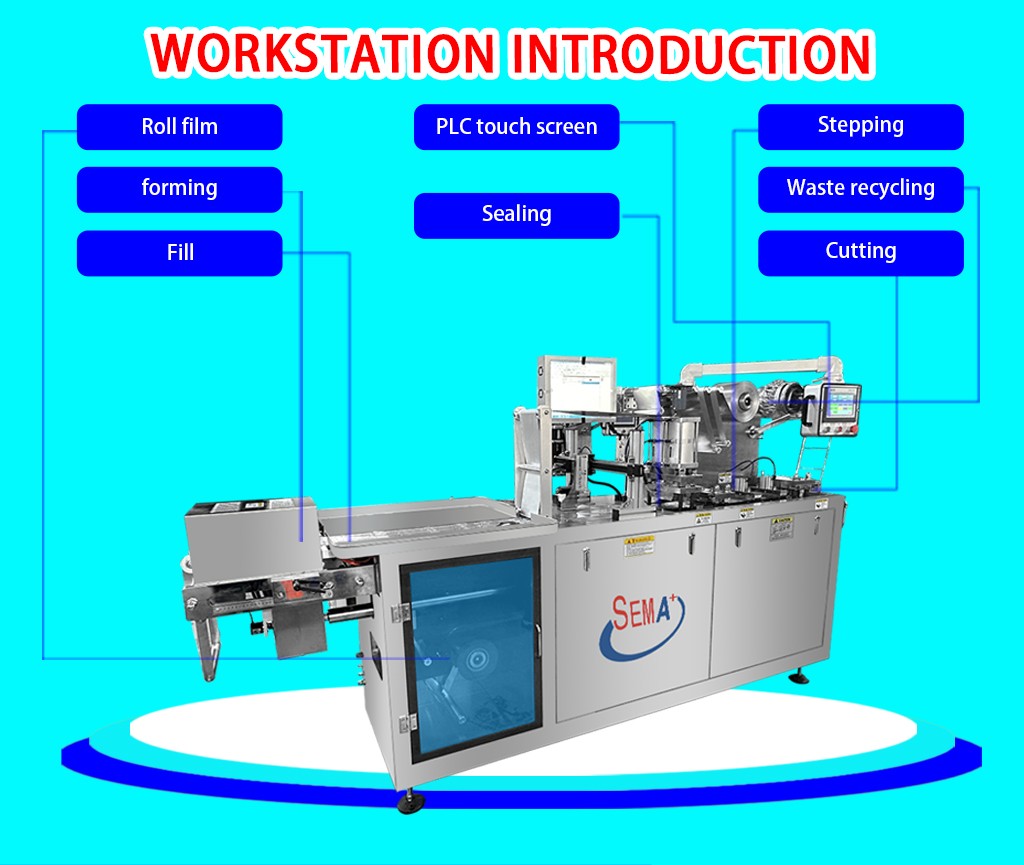 Bubble Cover Packaging Machine Bubble Cover Forming and Manufacturing Machine Small Bubble Cover Packaging Machine