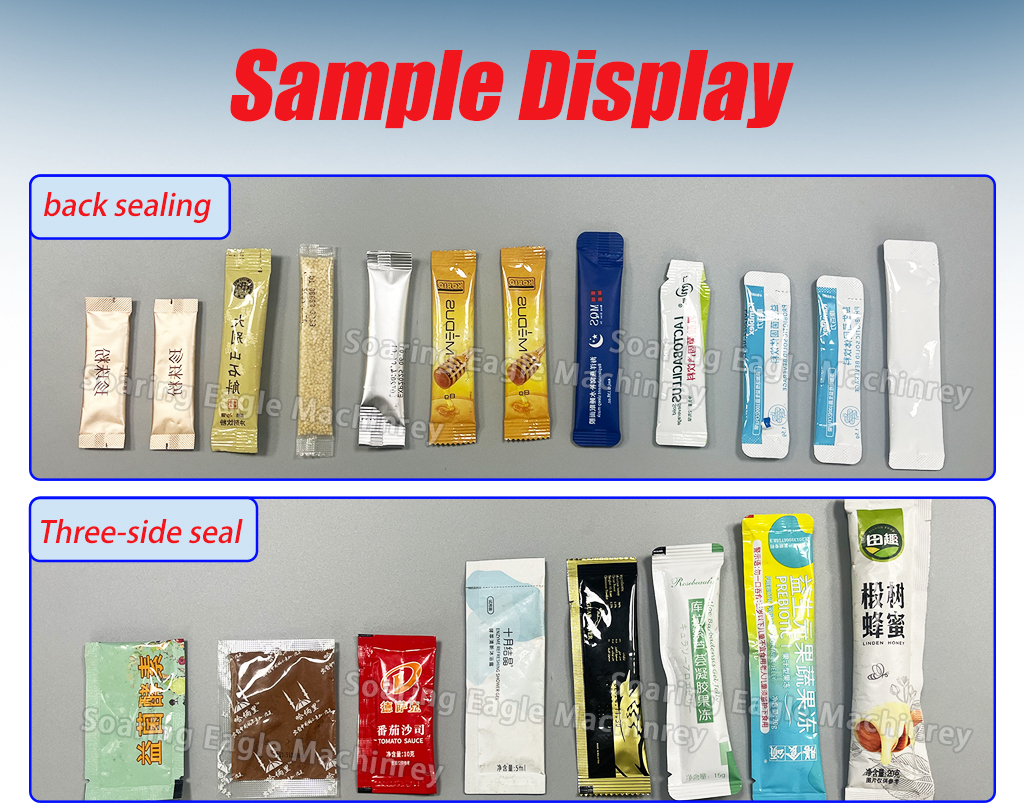 Multilane Hopper Mayonnaise Drinks Beverages Packaging Multi Line Sachet Packing Machine