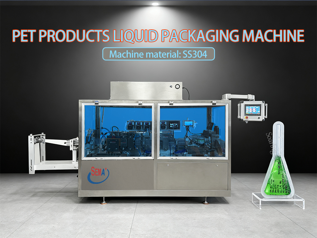 Automatic Electric PLC Pump Filling Machine for Olive Oil Juice Milk Pet Liquid with Easy Open Ampoule Packaging