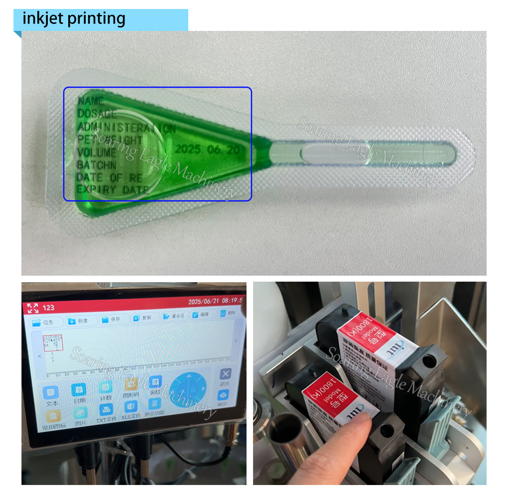 Automatic Electric PLC Pump Filling Machine for Olive Oil Juice Milk Pet Liquid with Easy Open Ampoule Packaging