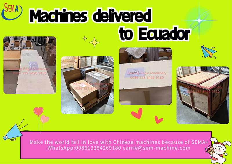 Machines delivered to Ecuador Machines delivered to Ecuador