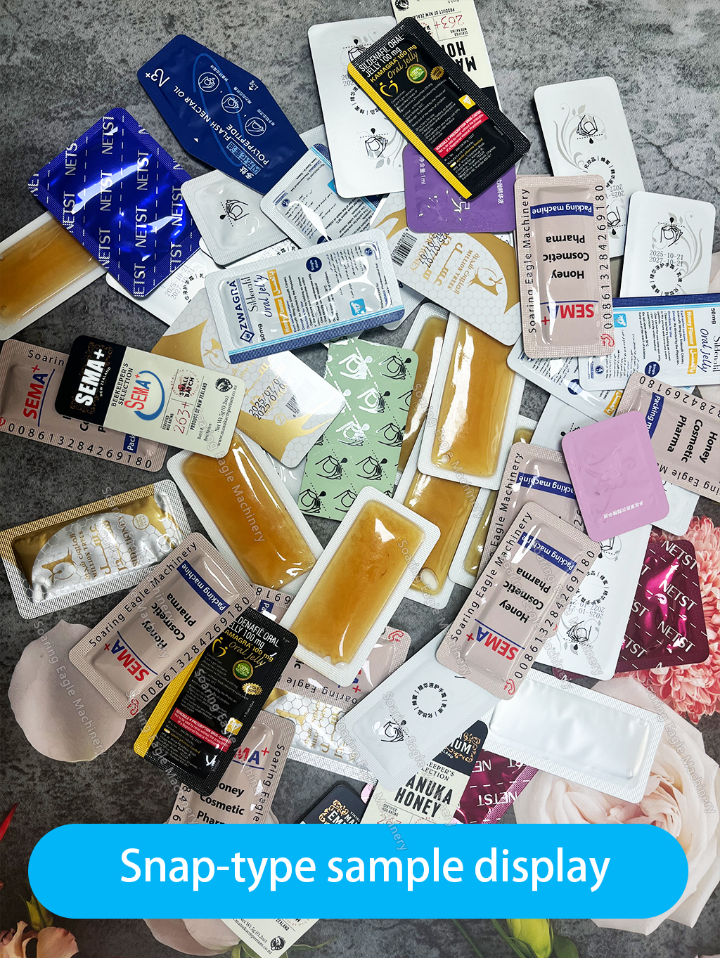 High-speed Easy Snap Open Packing Machine Honey Sachet Machine Easy Snap Packing Machine