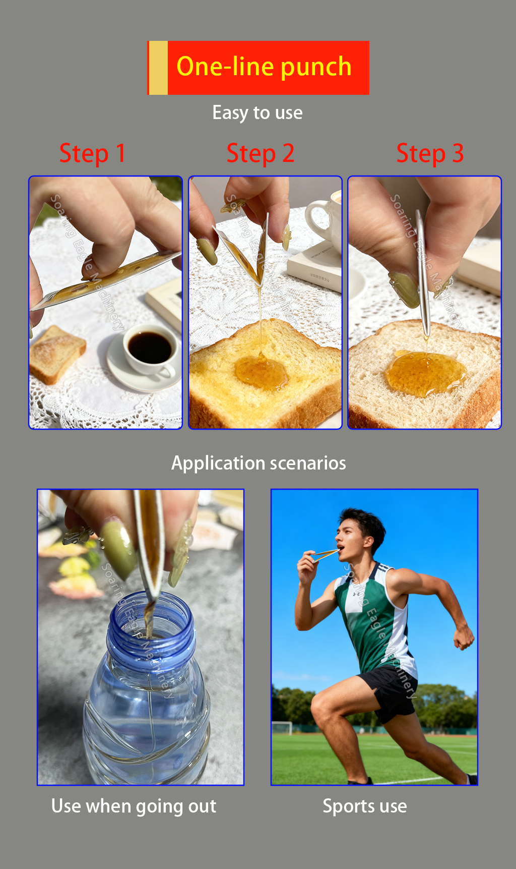 High-speed Easy Snap Open Packing Machine Honey Sachet Machine Easy Snap Packing Machine