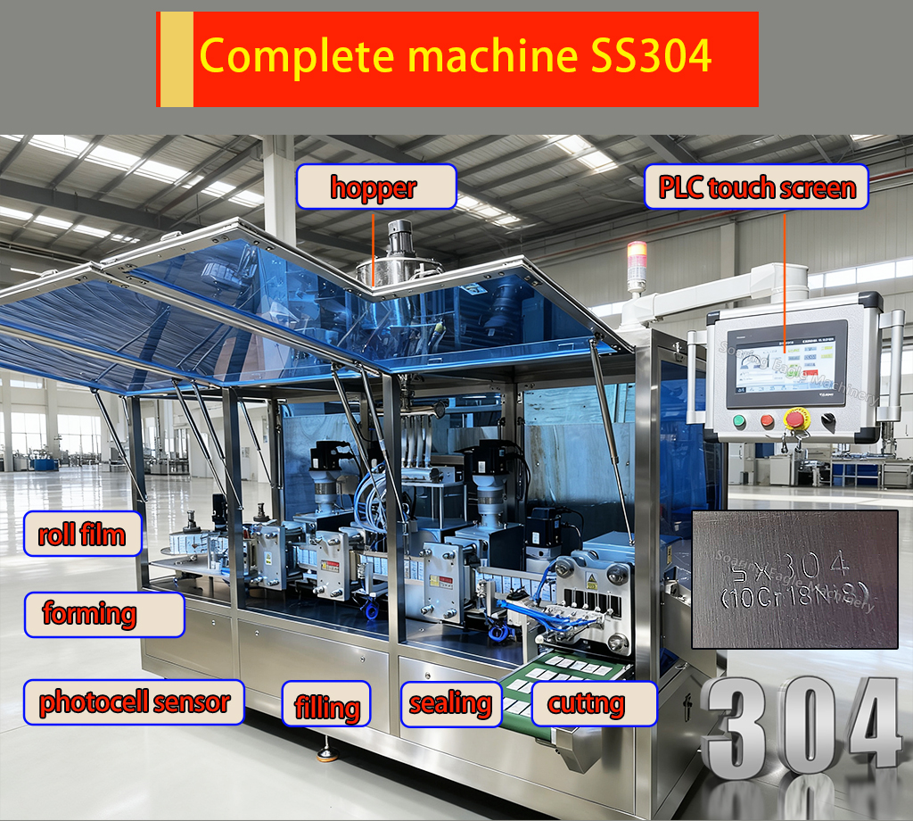 High-speed Easy Snap Open Packing Machine Honey Sachet Machine Easy Snap Packing Machine