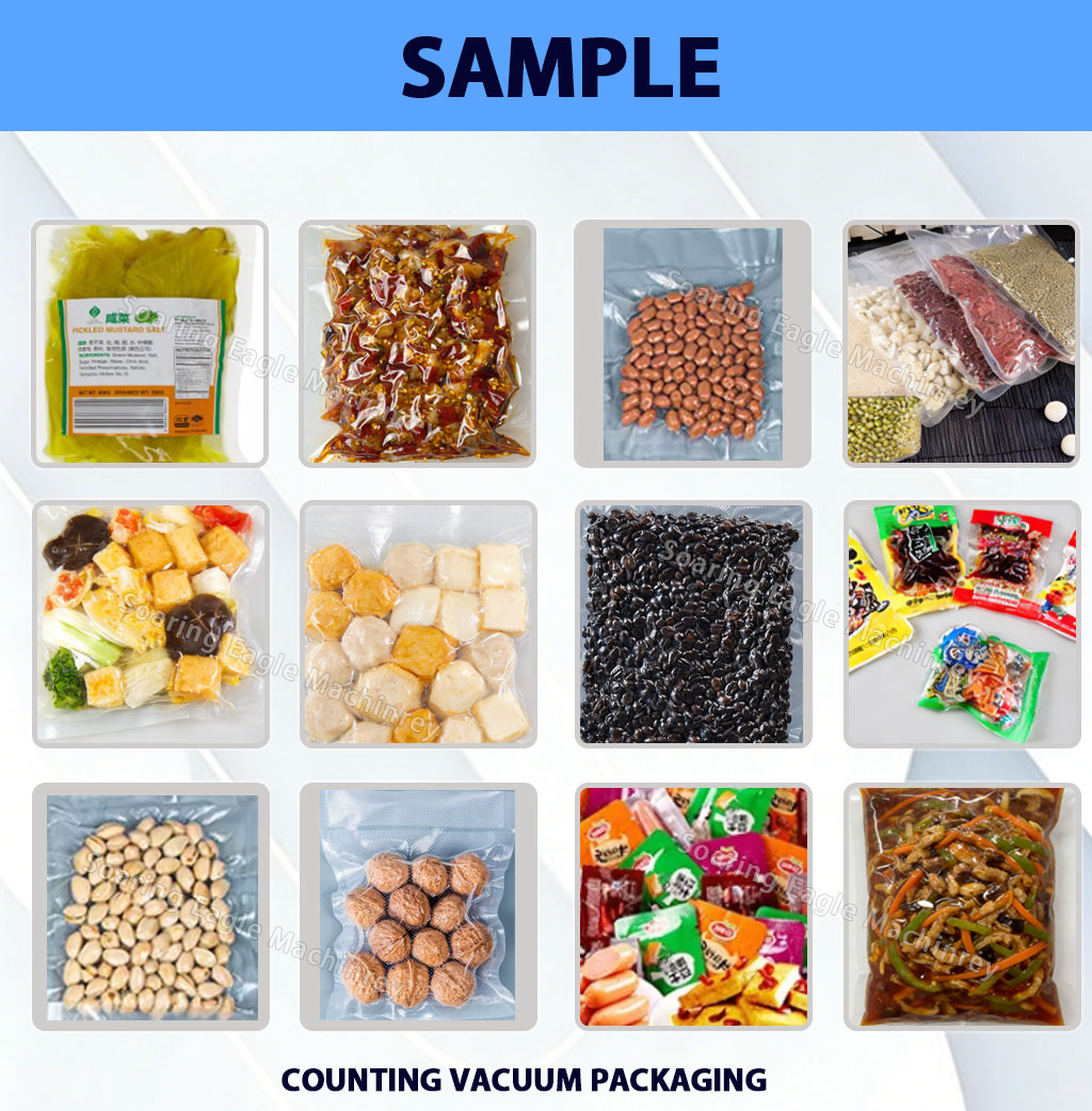 Powdered Spice Soap Automatic Granule Powder-Vacuum-Packaging-Machine Premade Bag Sachet Pre-packaged Meals Packaging Machine