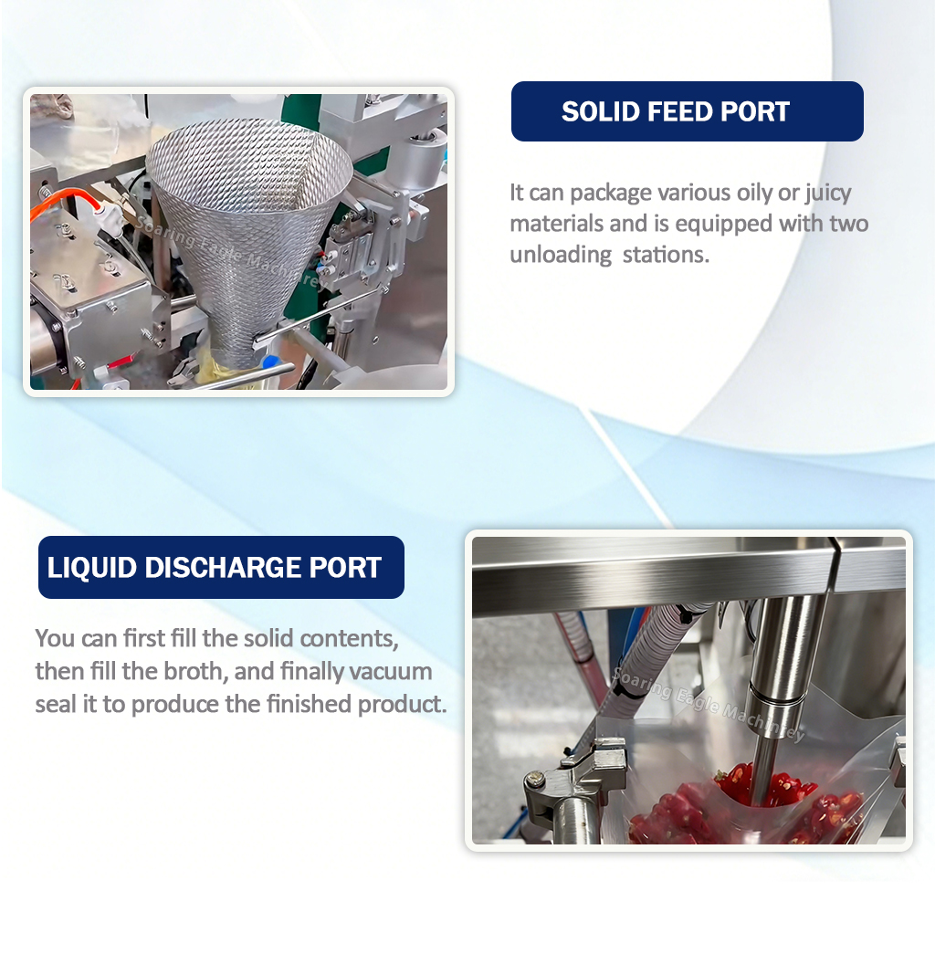Powdered Spice Soap Automatic Granule Powder-Vacuum-Packaging-Machine Premade Bag Sachet Pre-packaged Meals Packaging Machine