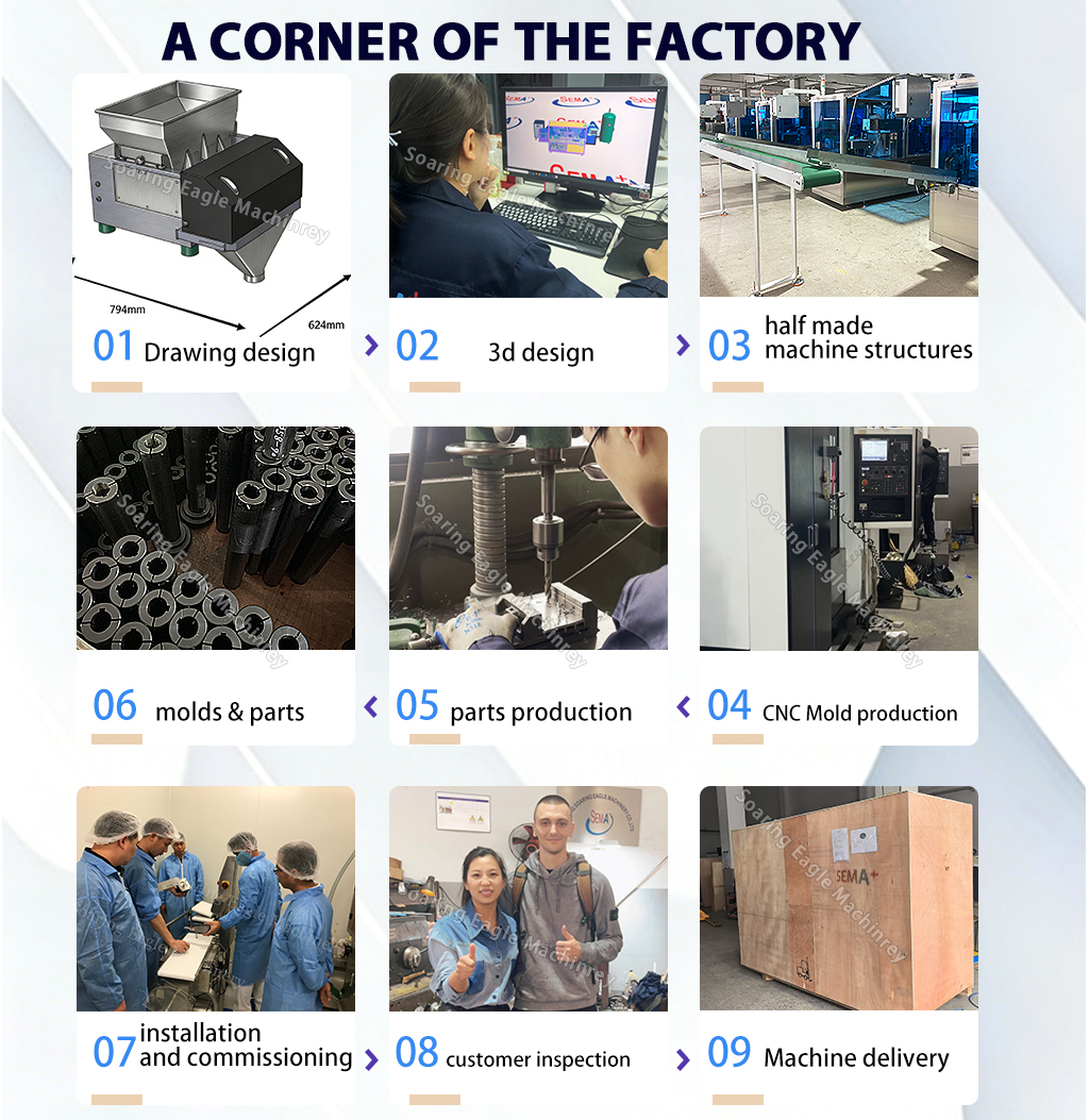 Powdered Spice Soap Automatic Granule Powder-Vacuum-Packaging-Machine Premade Bag Sachet Pre-packaged Meals Packaging Machine