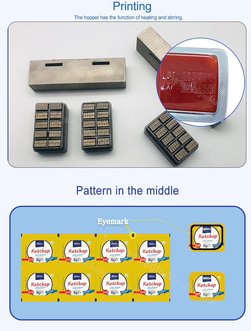 Automatic Plastic Full Sealing Ketchup Peanut Butter PLC Control Chocolate Truffles Honey Blister Packing Machine Automatic Plastic Full Sealing Ketchup Peanut Butter PLC Control Chocolate Truffles Honey Blister Packing Machine