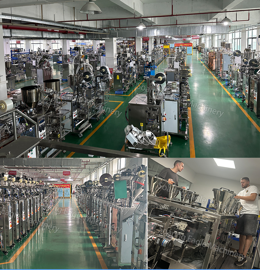 Peanut Ffs Portable Bags And Industry Sachet Spices Home Electric Snack Food Vacuum Sachet Packaging Machine