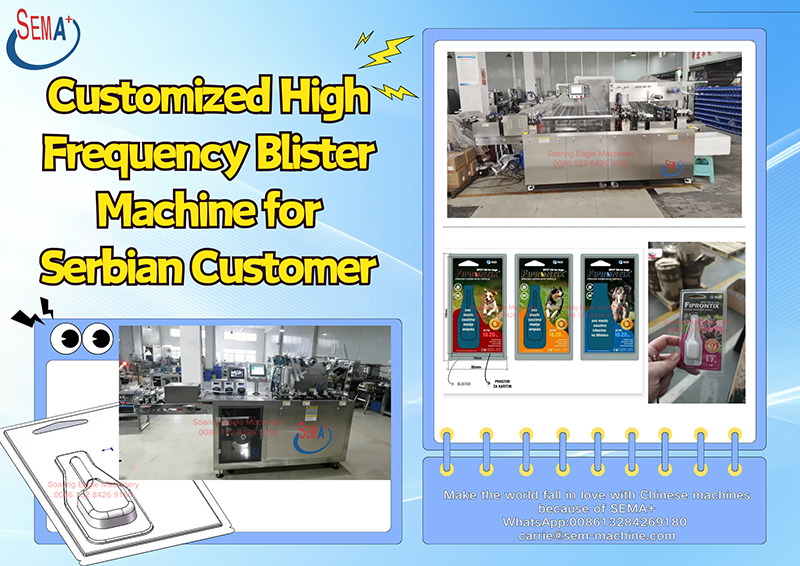 Customized High Frequency Blister Machine for Serbian Customer Customized High Frequency Blister Machine for Serbian Customer